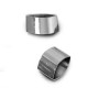 Tube Irrégulier en Laiton 19 x 17 mm Ø 15 x 5.8 mm