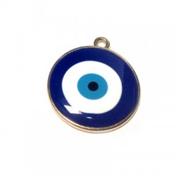 Œillet rond en Zamak Émaillé 28 mm
