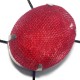 Entrepieza Cabujón Acrílico Ovalado Engastado con Red 30x40mm