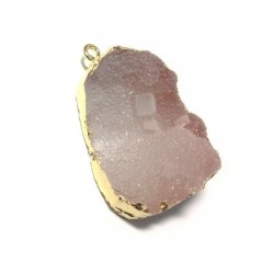 Colgante de Resina Geoda Irregular 31x36mm