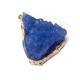 Resin Charm Irregular Triangle Geodes 24x26mm