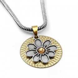 Pendentif rond en Laiton 25 mm