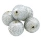 Perla Acrílica ABS Bola Efecto Áspero 20mm (Ø2.3mm)