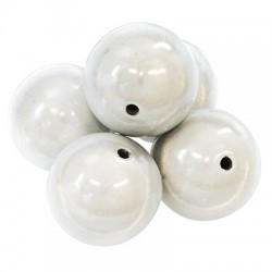 ABS Fancy Bead 25mm Ø2mm