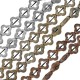 Hematite Slider Flower 16mm (Ø1.6mm) (26pcs) (40cm)