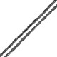 Hematite Tube 3x9mm (Ø1mm) (44pcs) (40cm)