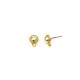 Boucle D'Oreille en Zamak Ronde Perle 8 mm