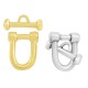 Zamak Toggle Clasp Marine Style 21x16mm