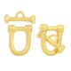 Zamak Toggle Clasp Marine Style 21x16mm