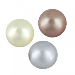 Perle ABS Cabochon à dos plat Ronde 8 mm
