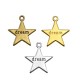 Zamak Pendant Star "Dream" 20x19mm