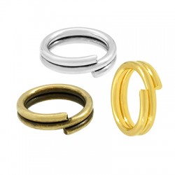 Brass Double Ring 7x0.8mm