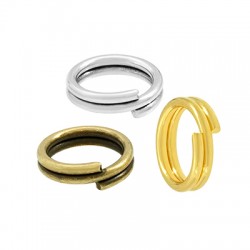 Brass Double Ring 5x0.7mm