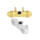 Tubo in Ottone con Zirconi 19x6mm