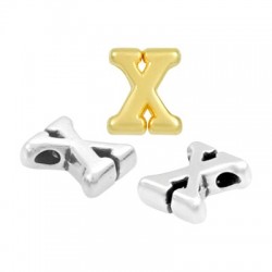 Zamak Slider Letter "x" 7x8mm (Ø1.5mm)