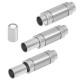 Fermoir Aimanté 24x8mm (Ø5.2mm) en Acier Inoxydable 304
