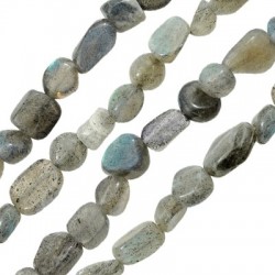 Labradorite Irregular Bead 6x9mm Ø1mm (64pcs)