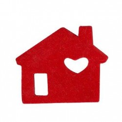 Felt House 61x51mm