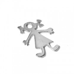 Charm in Argento 925 Bambina 19x18mm