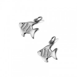 Ασήμι 925 Μοτίφ Ψάρι 21x16mm