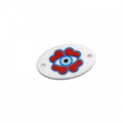 Plexi Acrylic Connector Oval Eye 25x17mm