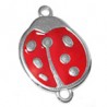 999° Silver Antique Plated / Red