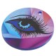 Plexi Acrylic Charm Round w/ Evil Eye 35mm