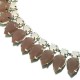 Steel Cup Chain Drop 10x14mm with Resin Stones (60cm)
