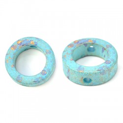 Ceramic Matte Ring 33mm with Vertical Hole (Ø 4mm)