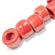 Ceramic Bead Washer Irregular w/ Enamel 25mm (Ø11mm)