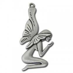 Zamak Pendant Fairy 40x80mm