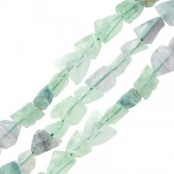 Semiprecious Stone Apatite Bead 7x11mm (43pcs) (Ø1.2mm)