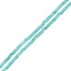 Tubo di Pietra Semipreziosa Amazzonite 2mm (150pzi) (Ø0.4mm)