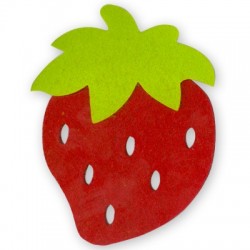 Felt Strawberry 50x65mm