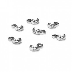 Callotta Coprinodo in Metallo Ottone 2.5mm con Anellino Aperto
