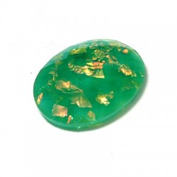 Resin Flat Back Oval 25x18mm