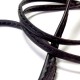 Leather Cord Flat Stitched 6mm (0.7mtr)