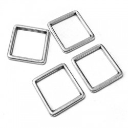 Zamak Connector Square Frame Hollow 15mm
