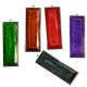 Colgante Rectangular con Engaste de Zamak y Piedra de Resina 24 x 74 mm