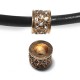 Glissière Tubulaire en Zamak avec Strass 12 x 9 mm Ø 6 mm