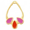 24K Gold Plated/ Red/ Orchid
