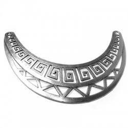 Zamak Connector Collar Necklace 105x32mm