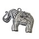 Zamak Pendant Elephant Ethnic 58x46mm