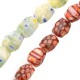 Millefiori Bead Faceted 12x16mm (21pcs)