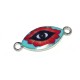 Metal Zamak Cast Connector Charm Oval Eye with Enamel 10x19mm