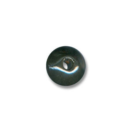 Κεραμική Χάντρα Κώνος Περαστός με Σμάλτο 18mm (Ø4mm)