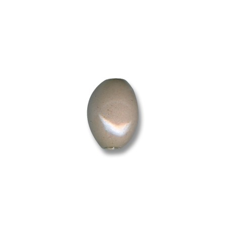 Passante Ovoidale in Ceramica Smaltata 12x18mm (Ø 3.5mm)