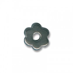 Ceramic Pendant Flower w/ Enamel 15mm (Ø5mm)