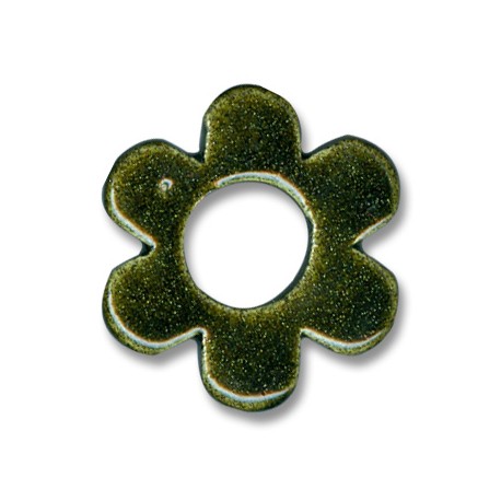 Κεραμικό Στοιχείο Λουλούδι με Σμάλτο 45mm (Ø16mm)