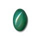 Enamel-Glazed One Color Ceramic Bead Oval 16x26mm (Ø 4.5mm)